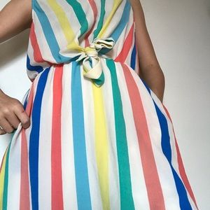 Multi-Colored Charming Charlie Dress w/ Pockets
